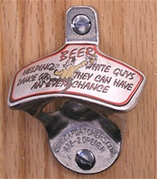 White Guys Dance Bottle Opener Wedding Favor