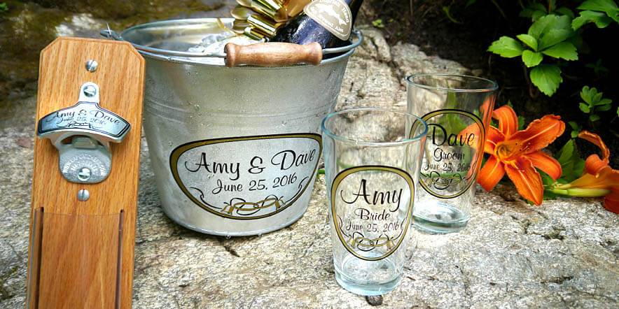 Wedding Capcatcher Bottle Opener Gift Set