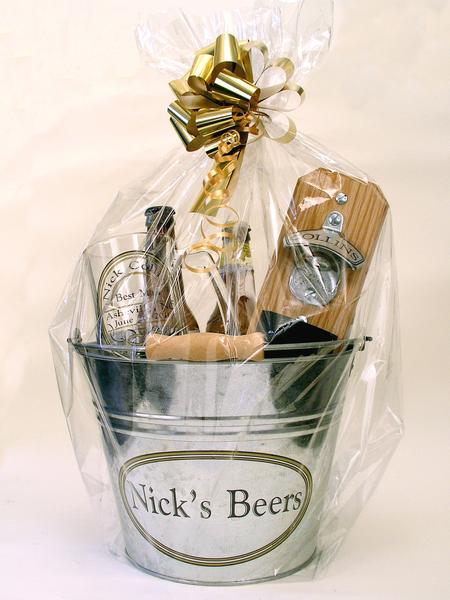 Custom Beer-Lover Gift Basket
