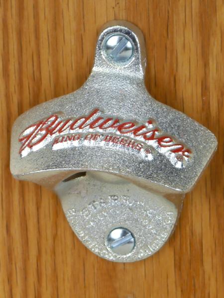 Budweiser Wall-Mount Bottle Opener