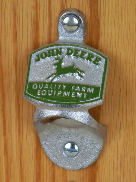 John Deere Wall-Mount Bottle Opener