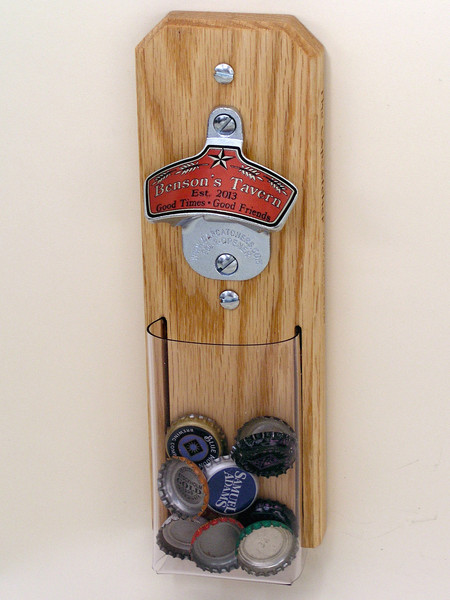 Personalized Capcatcher Bottle Opener with Tavern Look