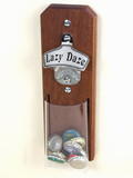 Outdoor Capcatcher Bottle Opener - mahogany & stainless steel