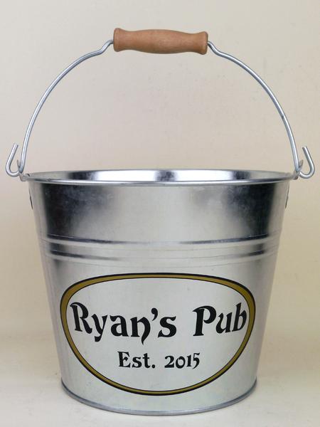 custom metal bucket