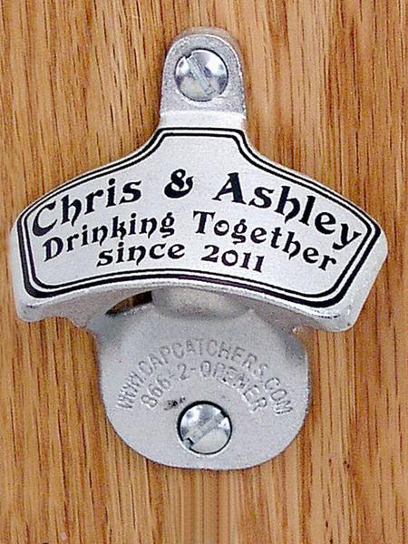 Custom Wall-Mounted Bottle Opener