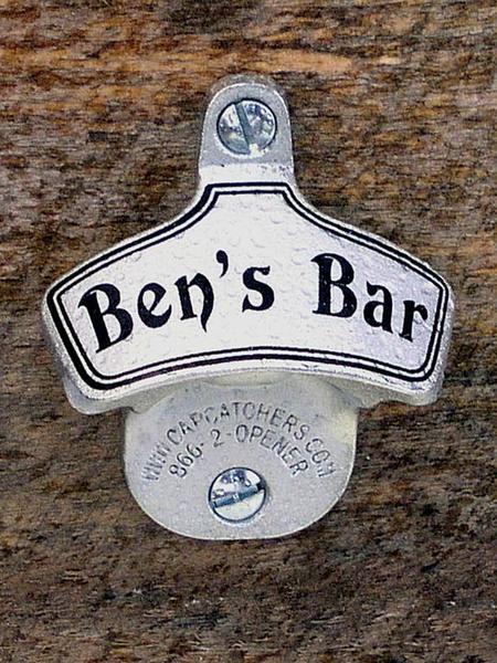 Custom Wall-Mounted Bottle Opener