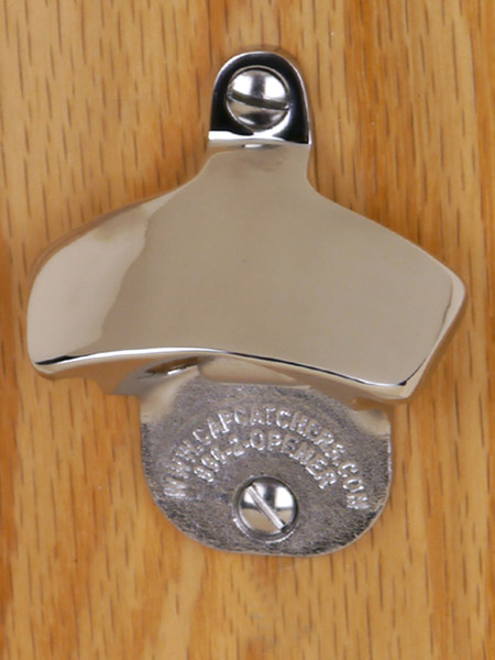 Stainless Steel Wall-Mount Bottle Opener