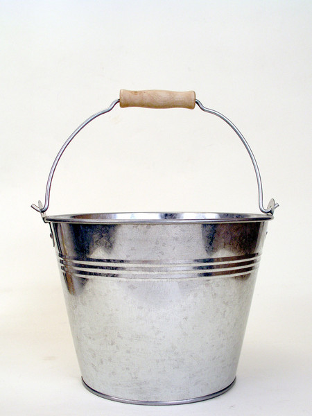 Galvanized steel pail