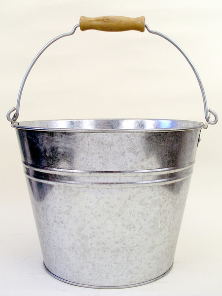 galvanized ice bucket holds 6 bottles