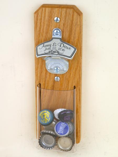 Personalized Wedding Capcatcher Bottle Opener