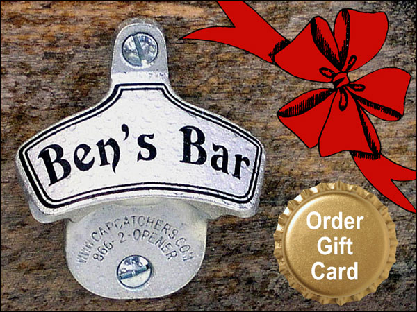 Custom Bottle Opener Gift Certificate