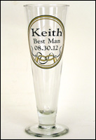 Personalized Bar Ware for Groomsmen