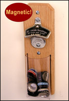 Magnetic Bottle Opener - Mounts to Refrigerator