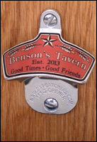 Personalized Tavern Pub Bottle Openers