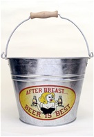 Put a Humorous Beer Saying on your Beer Bucket