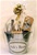 The Premier Groomsman Gift - Personalized Leather Capcatcher, personalized Beer Mug and Bucket.  Gift Wrapped for your Groomsmen