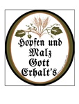 God Save Hops and Malt - German Glassware