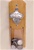 Screw mounted Capcatcher Bottle Opener with vinyl pouch is perfect for outdoor use - patios, barbecue pits, workshops.