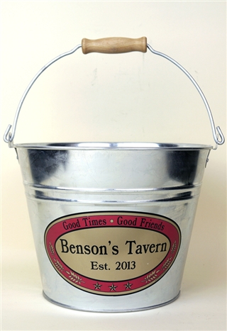 This durable galvanized steel bucket is great for serving ice cold beer.