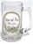 Personalized for your wedding, this large 25oz beer mug is perfect for that Groomsman who loves his beer. Dishwasher safe.