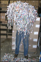 Capcatchers uses recycled packaging